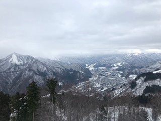 Obraz premium Snow mountain view