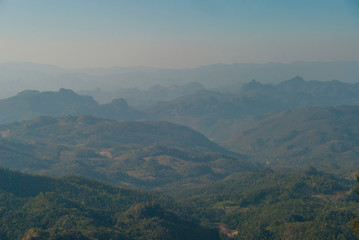 Hills scenery in northern Thailand