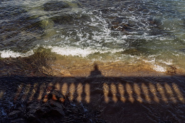 shadow over the sea