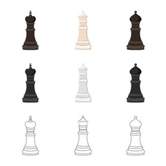 Vector design of checkmate and thin logo. Collection of checkmate and target stock symbol for web.