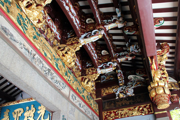 chinese temple (Thian Hock Keng) in singapore