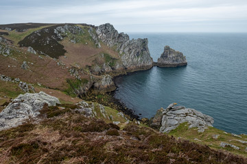 Lundy island devon england uk 