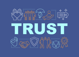 Trust word concepts banner