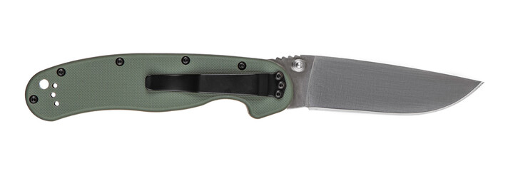 Penknife isolate on white background.