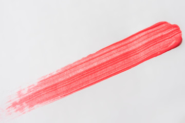 painted with a brush, close up