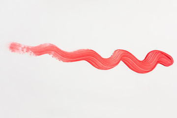 painted with a brush, curve, close up