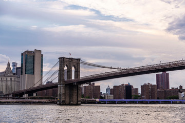 Fototapeta na wymiar Skyline of skyscrapers in Manhattan, New York City, USA
