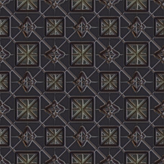 3d effekt - Abstrakt geometrisch Fliese muster