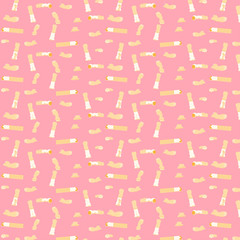 pattern seamless set of cigarette smoking element. vector illustration eps10