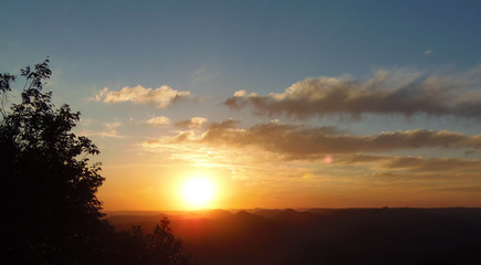 Obraz na płótnie Canvas sunset in the sky