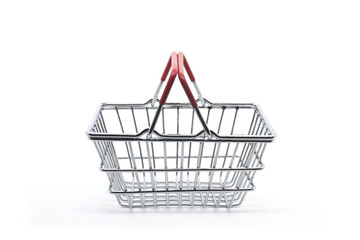 shopping basket isolated on white