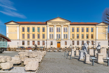 The 1 Decembrie 1918 University headquarter building in Alba Iulia, Romania