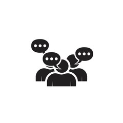 People Icon isolated on white background