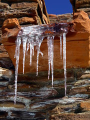 Icicles in Yosemite National Park