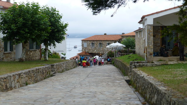 Ons. Island in Rias Baixas. Galicia. Spain