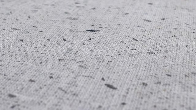 Grizzled, greying fabric cloth detailed macro shot. Close up vintage 