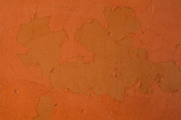 Old orange textures wall background. Perfect background with space.