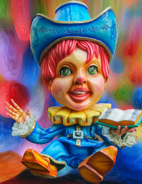 bambola con libro 261