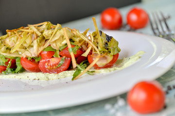 Georgian salad with tomatoes