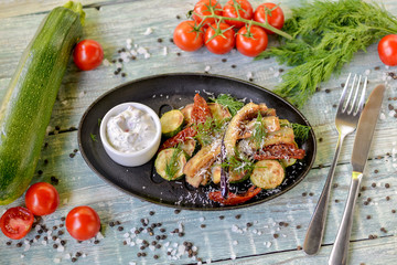 chicken with vegetables