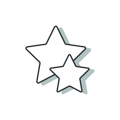 Fototapeta premium Favourites, star vector icon