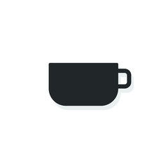 Travel mug symbol icon.