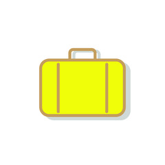 Travel suitcase symbol icon.