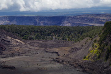 View into Kilauea Iki crater