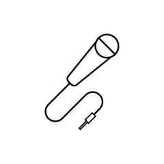 Microphone vector Icon. Mobile concept and web design.eps