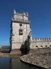Obraz premium Historic Torre de Belem in Lisbon in Portugal