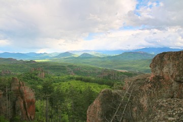 Obraz premium Belogradchick landscape cliffs in Bulgaria