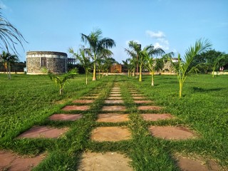 Foot Pathway in the garden 