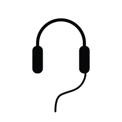 Headphone icon symbol. 