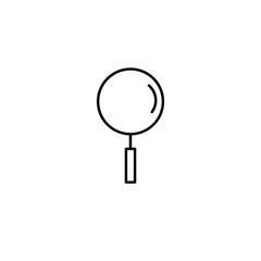 Magnifying glass Icon search or Zoom Symbol Logo
