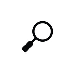 Magnifying glass Icon search or Zoom Symbol Logo