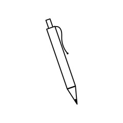 Pen line Icon. Mobile concept 