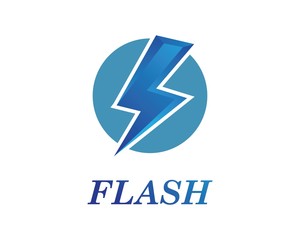flash power thunder illustration vector