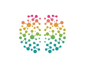 Brain Logo vector icon Template illustration