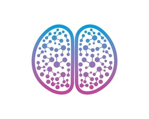 Brain Logo vector icon Template illustration