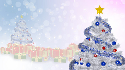 Christmas Gift box Background