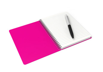 notebook rings spiral pen notepad 