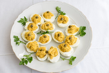 Easter eggs blessed as a starter