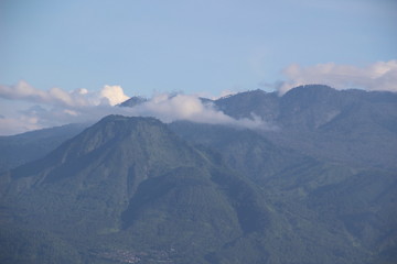 view of mountains in winter