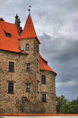 Fototapeta na wymiar Bouzov castle in Bohemia, Czech Republic