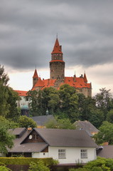Bouzov castle in Bohemia