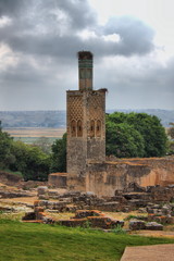 Ancient ruins in Necropolis of Cellah