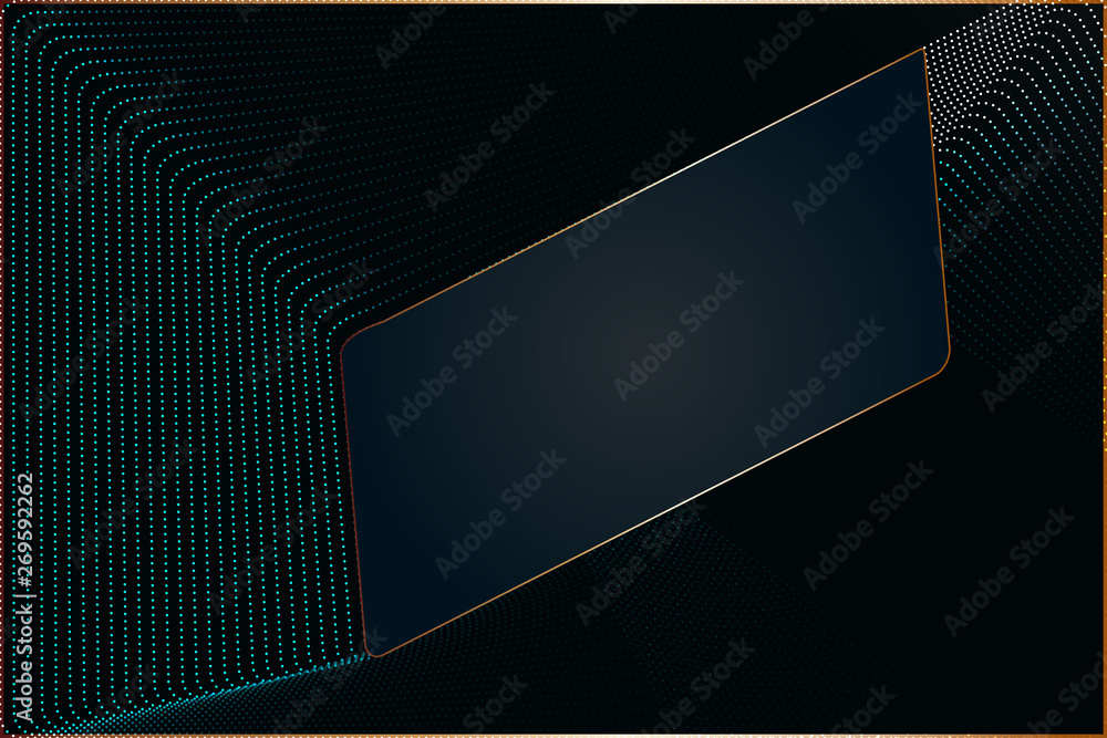Poster particle line abstract background modern design with copy space, vector illustration for your busine