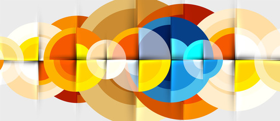 Circular geometrical design template