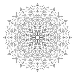 Hand drawn Coloring Book Page for Older Children
