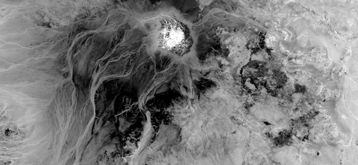 the singularity,  abstract naturalism, Black and white photo, abstract photography of landscapes of...